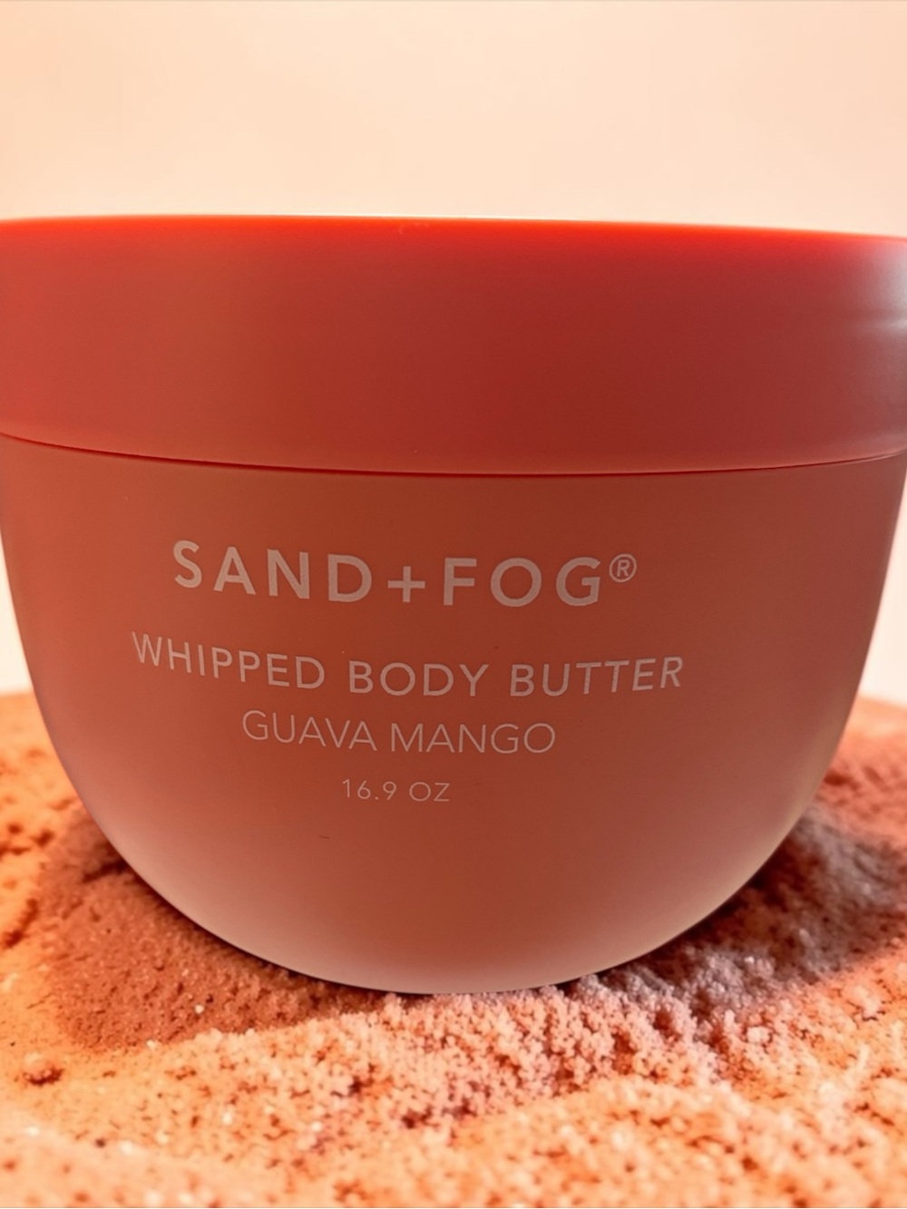 SAND+FOG Guava Mango Whipped Body Butter - Coral